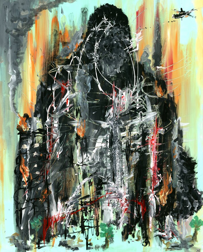 K0NG — painting by JAKUBOWSKI