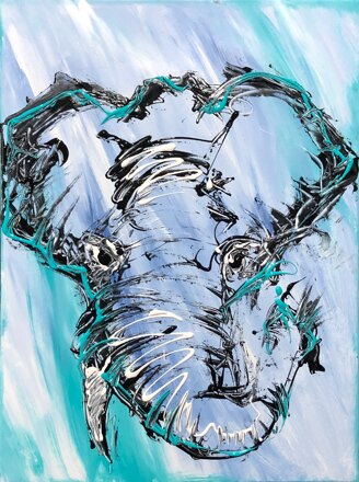 TUSK — painting by JAKUBOWSKI